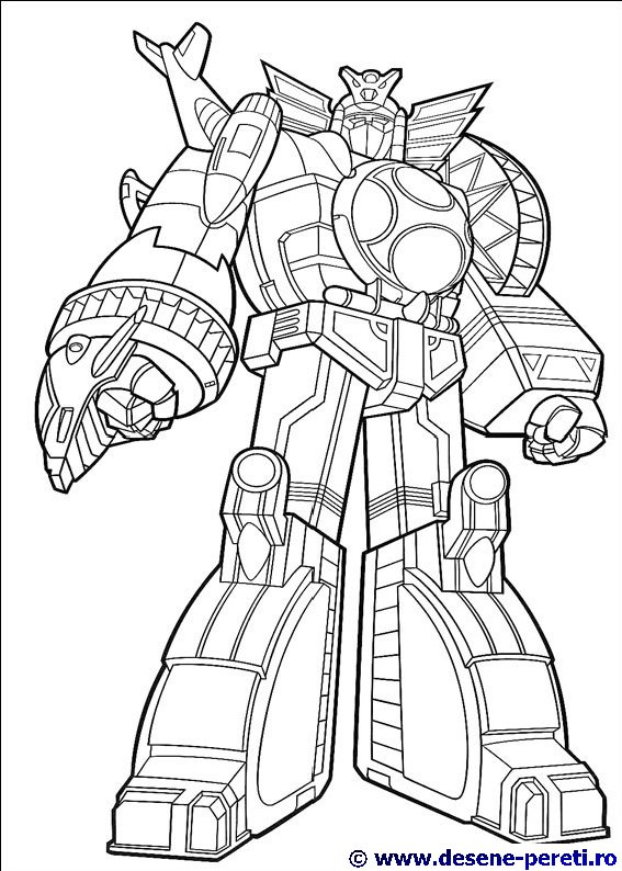 power rangers desene colorat